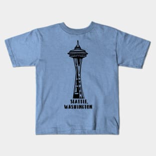 Seattle, Washington's Space Needle Kids T-Shirt